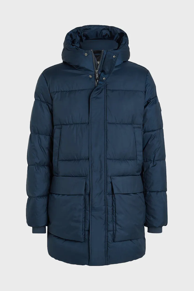 Куртка зимняя LONG HOODED QUILT PUFFER MW 4
