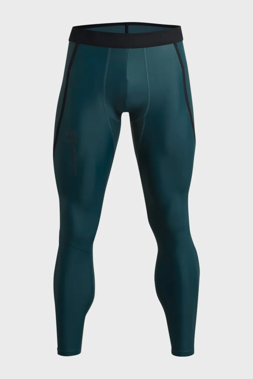Мужские бирюзовые тайтсы UA HG IsoChill Perf Leggings 5