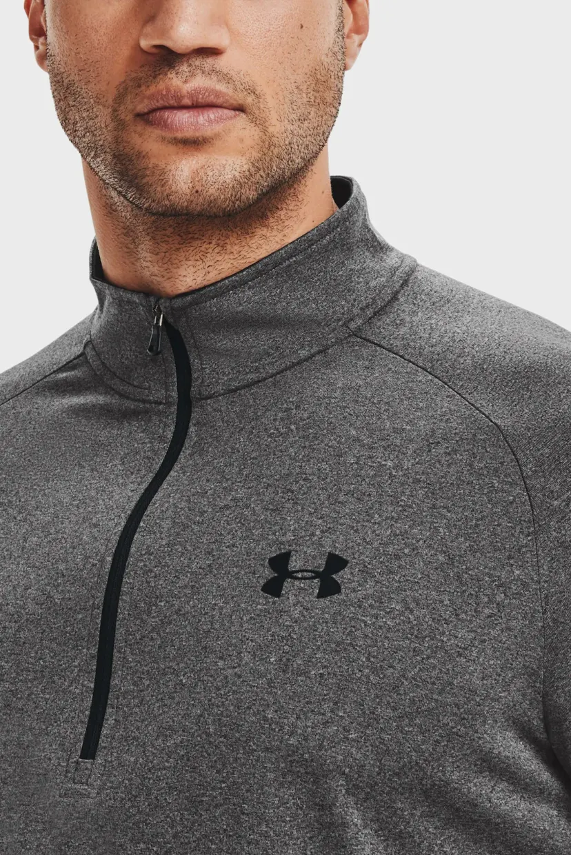 Лонгслив UA Tech 2.0 1 2 Zip-GRY 5