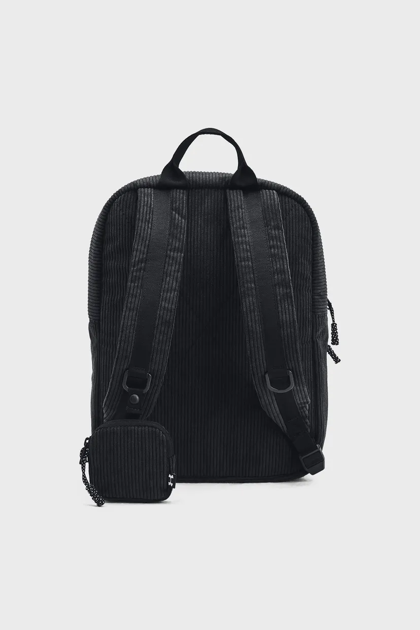 Женский черный вельветовый рюкзак UA Loudon Corduroy SM BP 3