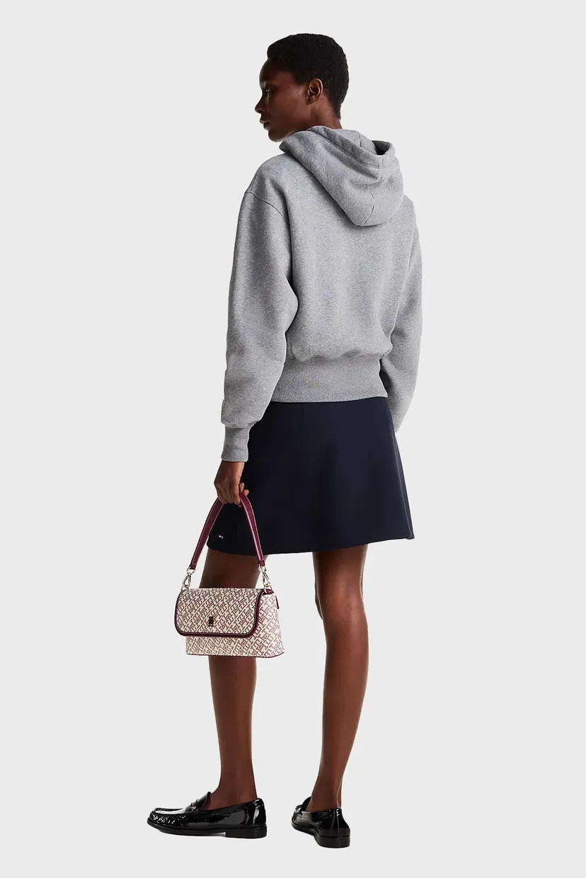 Женское серое худи REG VARSITY HOODIE 3