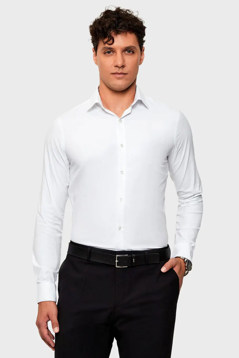 Рубашка SLIM PERF WOVEN STR SLD 5