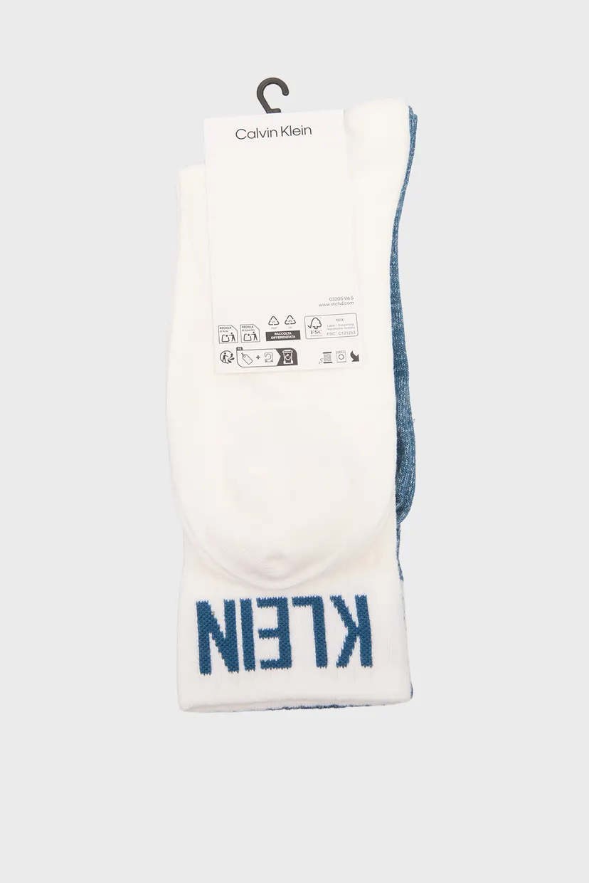 Носки CKJ MEN SOCK 2P RIBBON LOGO 3