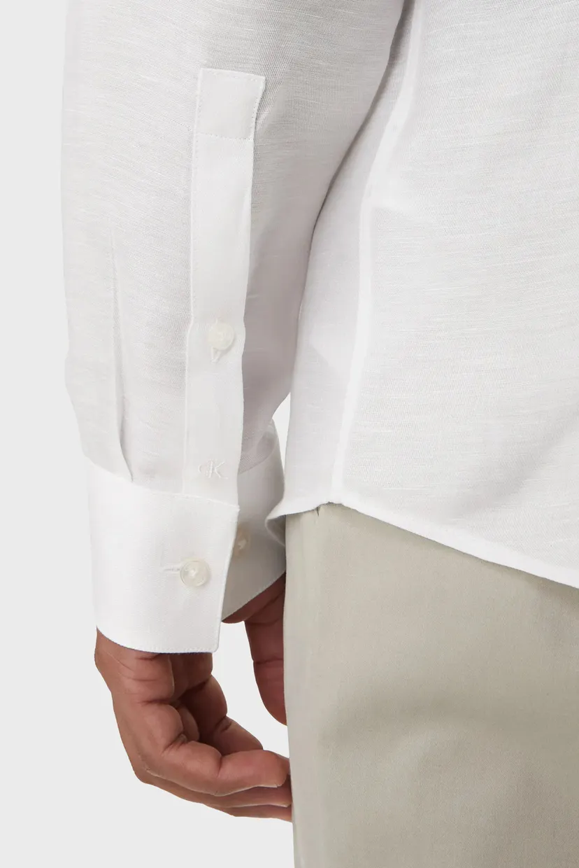 Рубашка SLIM REF LINEN BLD SLD 5