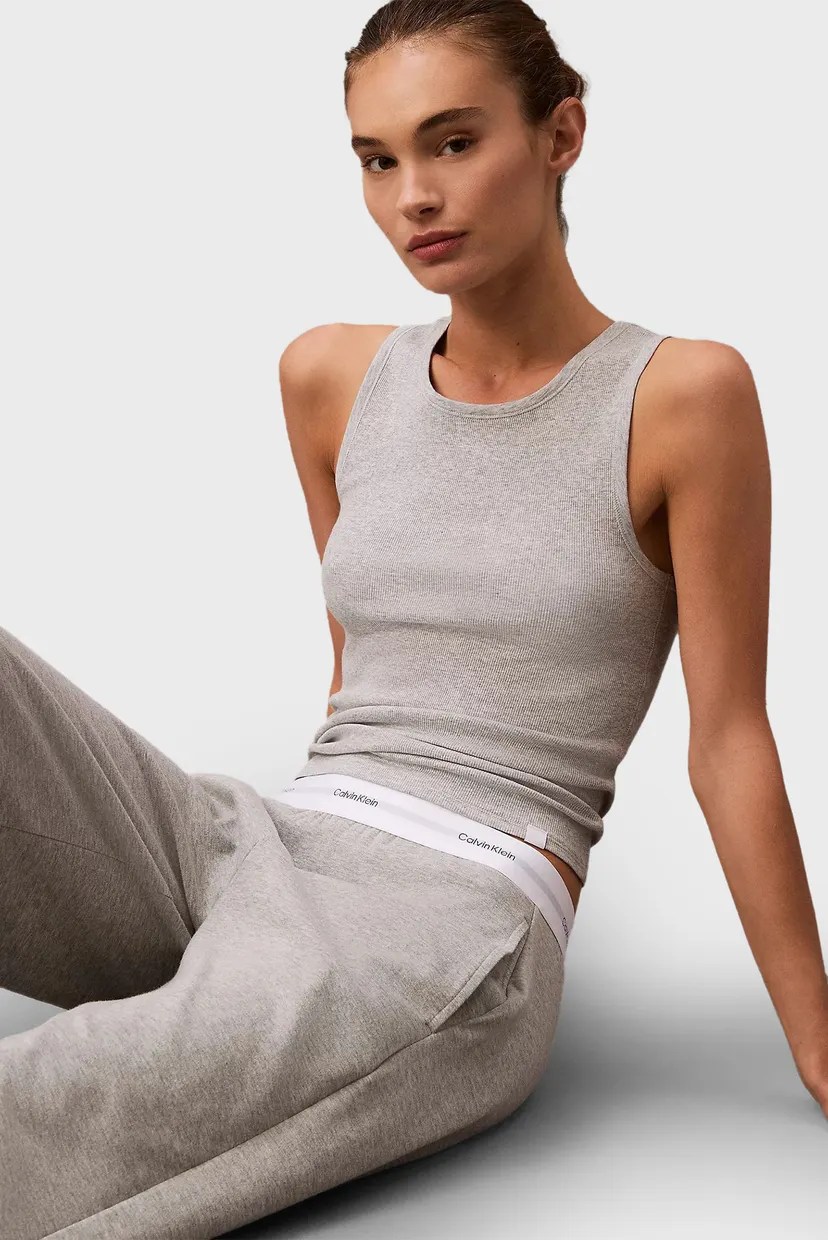 Женские серые брюки WIDE LEG PANT 6