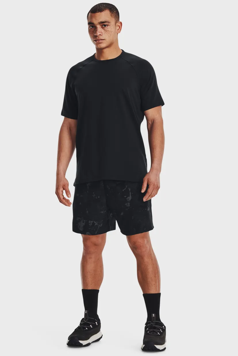 Мужские черные шорты UA Journey Terry Shorts 7