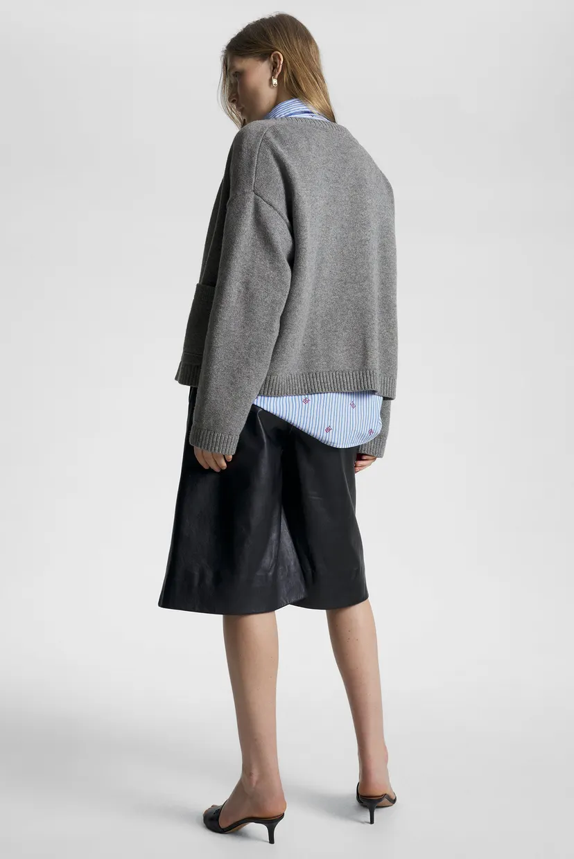 Кардиган OVERSIZED V-NK CARDIGAN 3