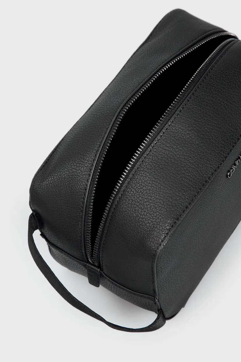 Мужской черный несессер CK DIAGONAL WASHBAG 5