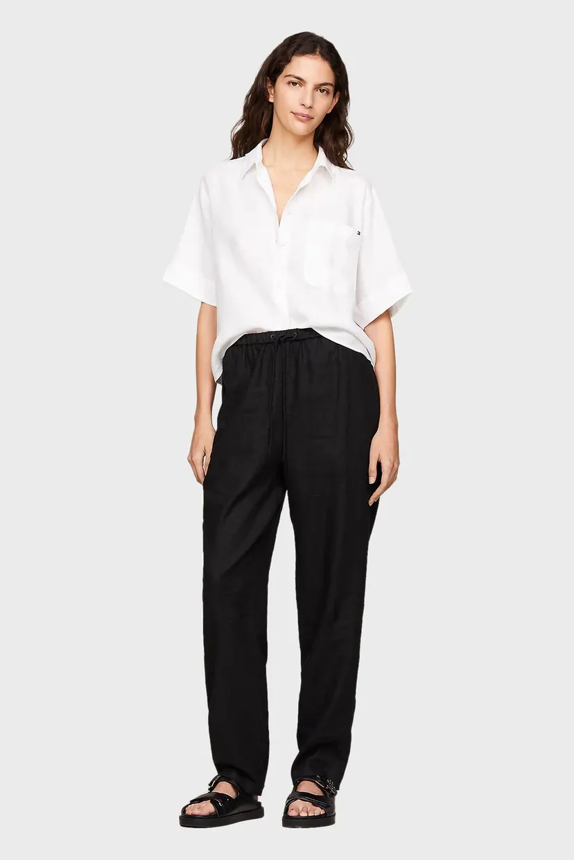 Рубашка с коротким рукавом LINEN SS SHIRT 3