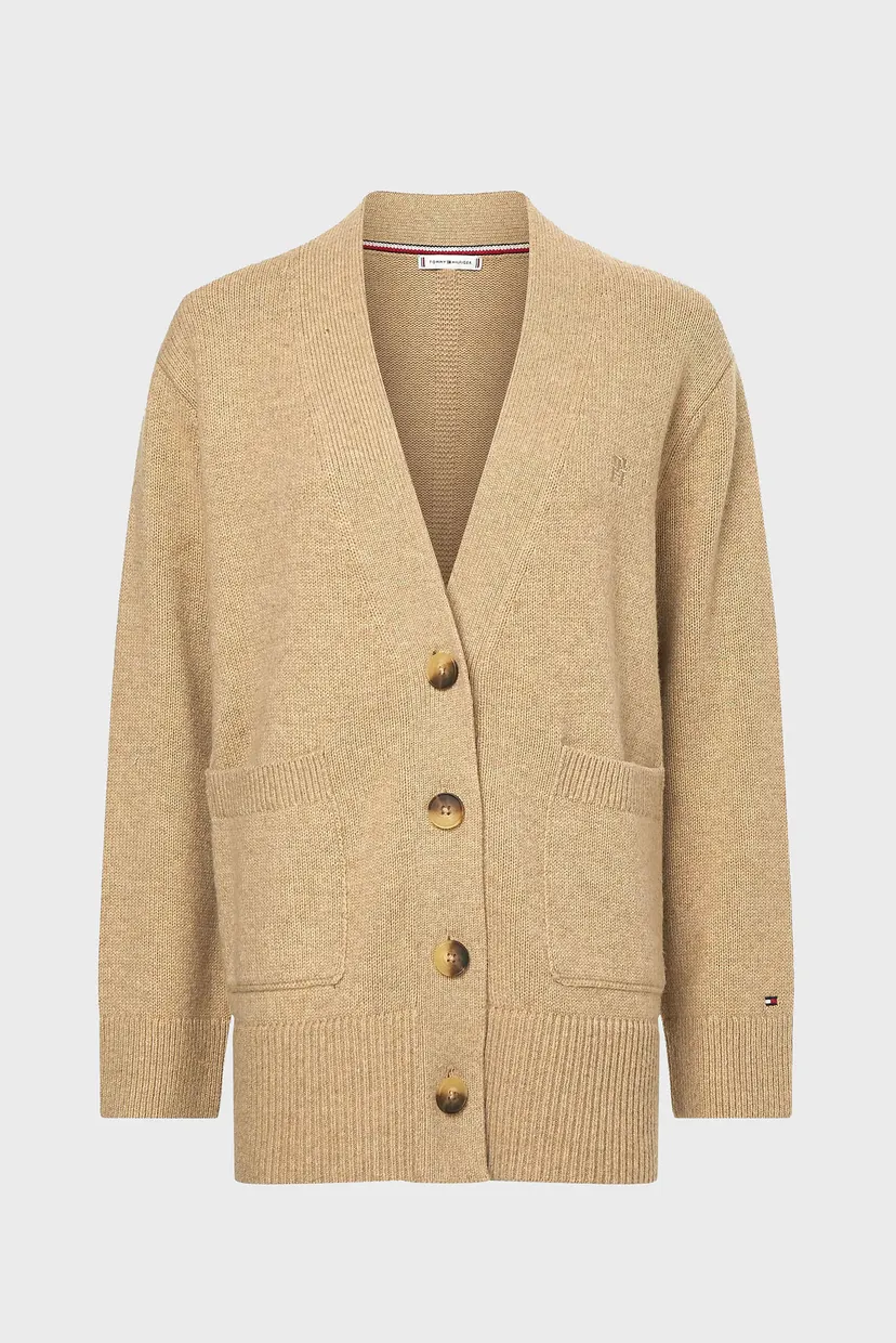 Кардиган WOOL BLEND V-NK CARDIGAN 5