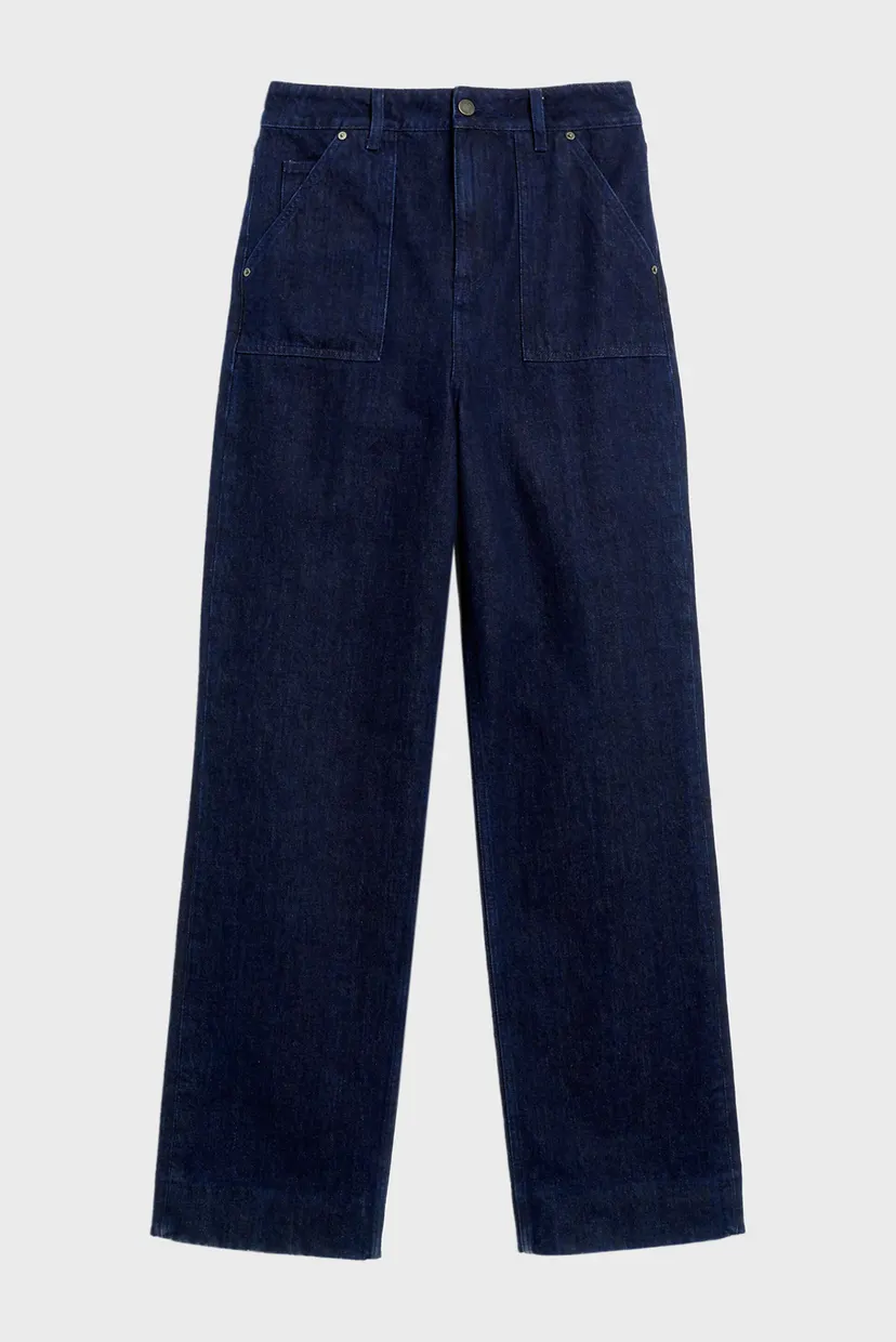 Джинсы HIGH RISE WIDE POCKET - RINSE 10