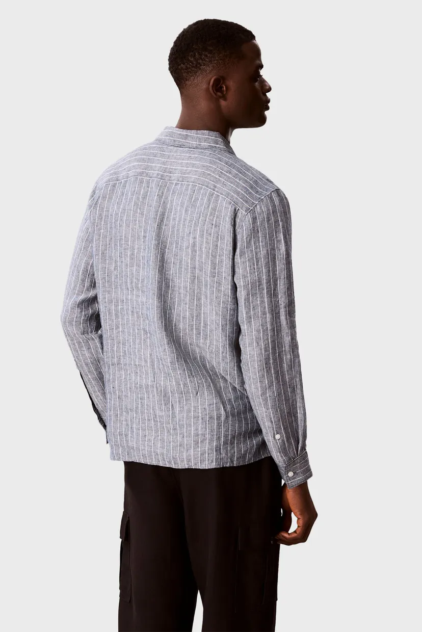 Рубашка LS YD PINSTRIPE LINEN CLASSIC SH 4