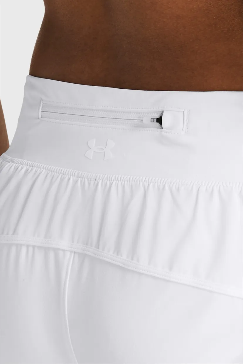 Женские белые шорты UA Launch Pro 2'' Shorts 5