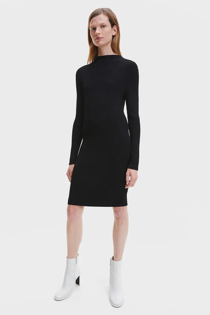 Платье ICONIC RIB MOCK NECK DRESS 9