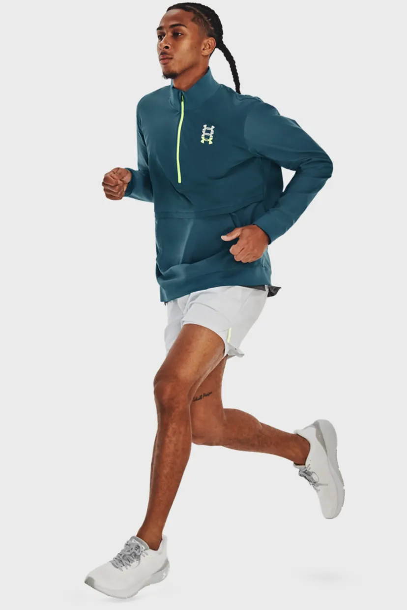 Мужской синий анорак UA RUN ANYWHERE PULLOVER 11