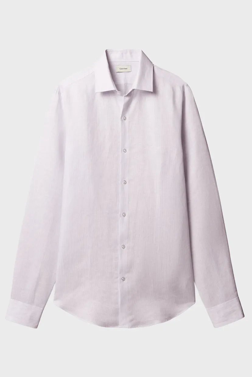 Рубашка SLIM REF LINEN BLD STP 5