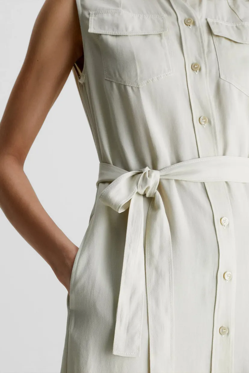 Платье TENCEL SLEEVELESS SHIRT DRESS 9