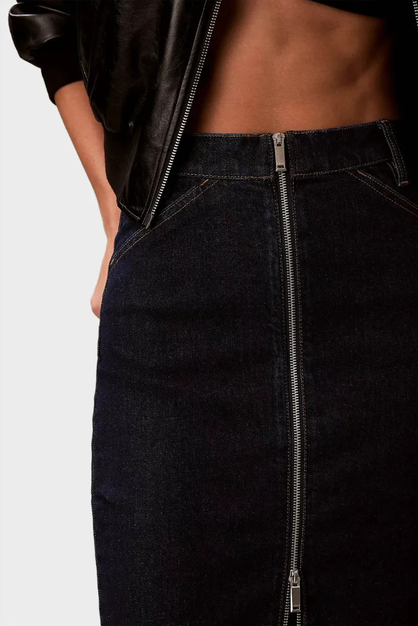 Юбка DENIM ZIP FRONT SKIRT CK CLASSIC 5