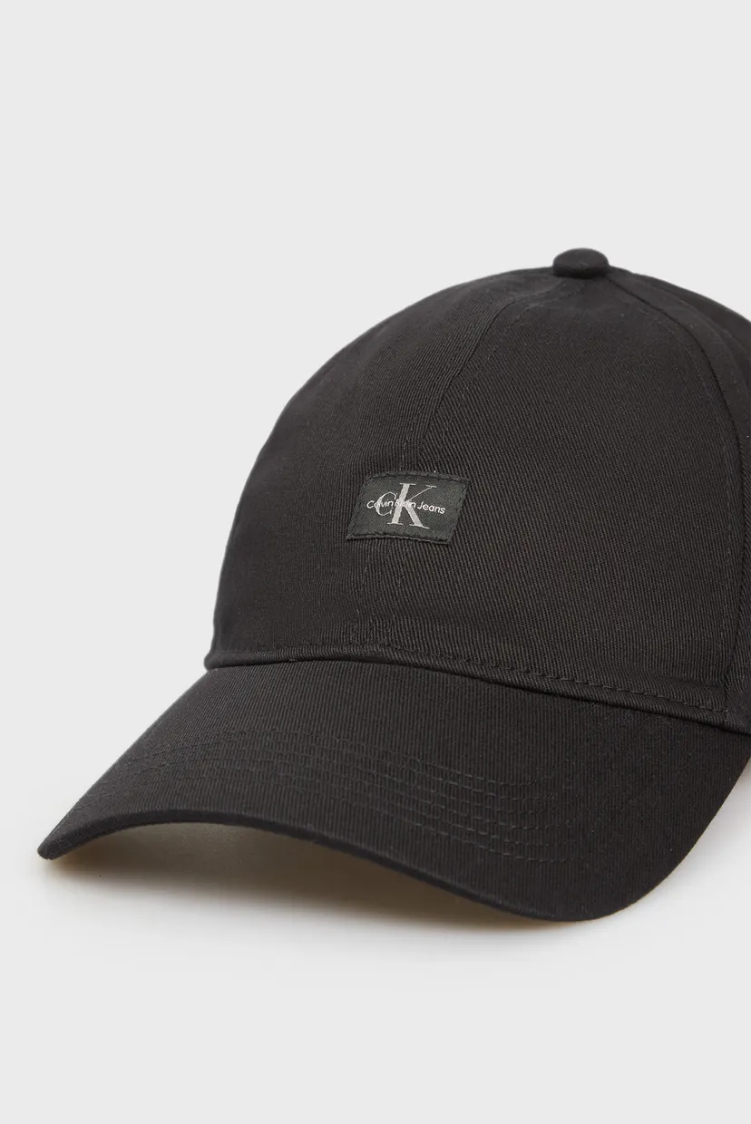 Мужская черная кепка 6 PANEL SM MONOLOGO 4