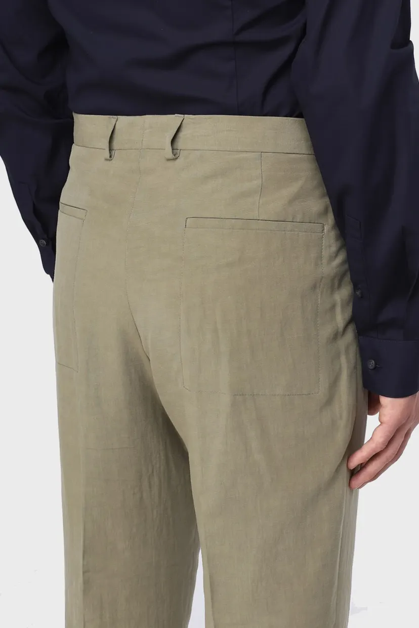 Штаны LINEN VISCOSE STRAIGHT PANTS 7