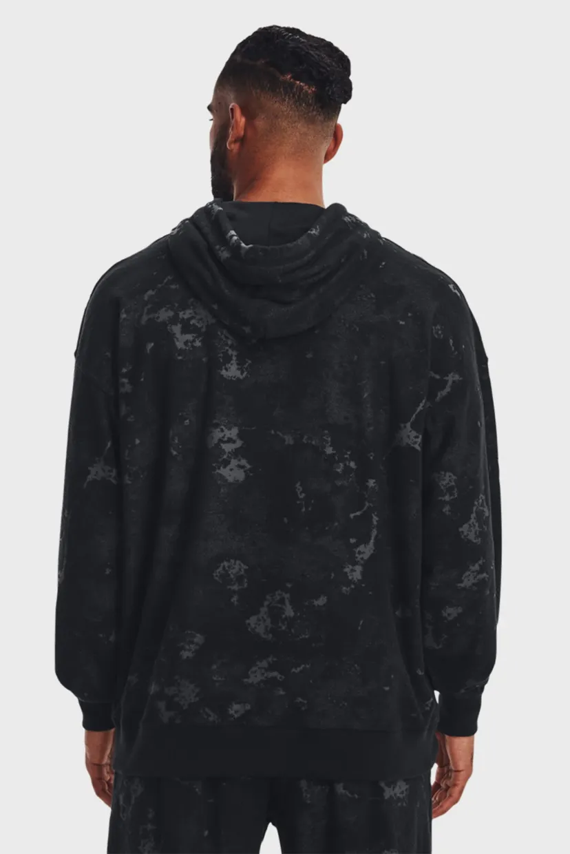Мужское черное худи UA Journey Terry Hoodie 3