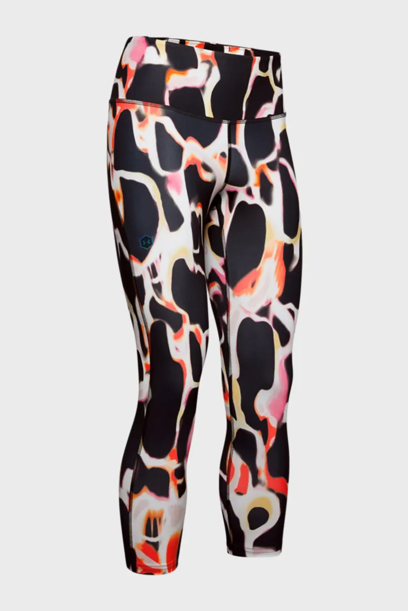 Женские спортивные капри с принтом UA Rush Electric Printed Crop 12