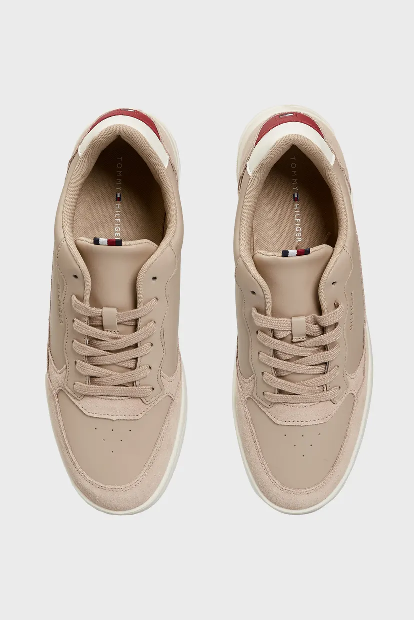 Мужские бежевые кожаные сникерcы ELEVATED CUPSOLE LEATHER MIX 9