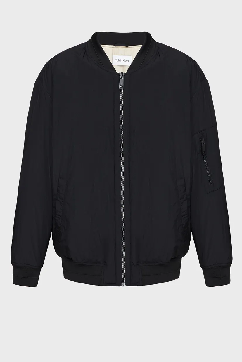 Женский черный бомбер LIGHT PADDED BOMBER JACKET 4