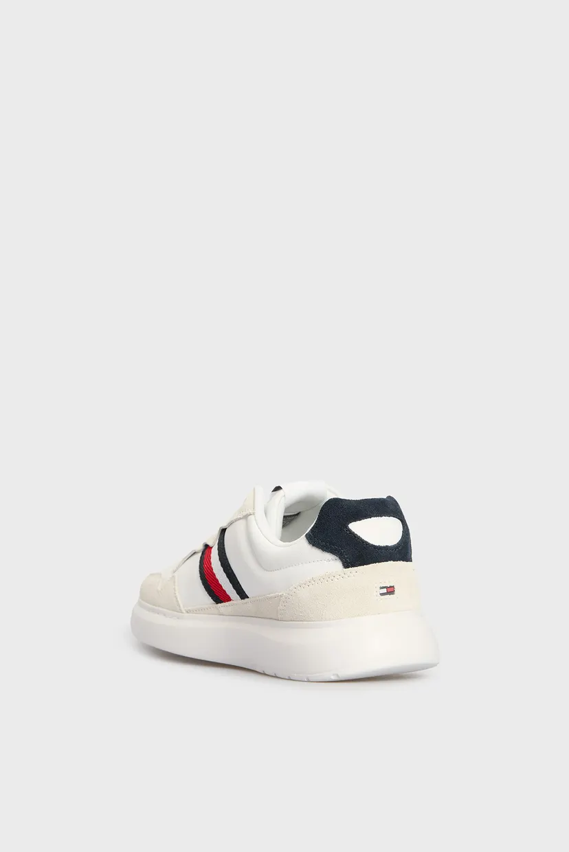 Мужские белые кроссовки LIGHT CUPSOLE LTH MIX STRIPES 4
