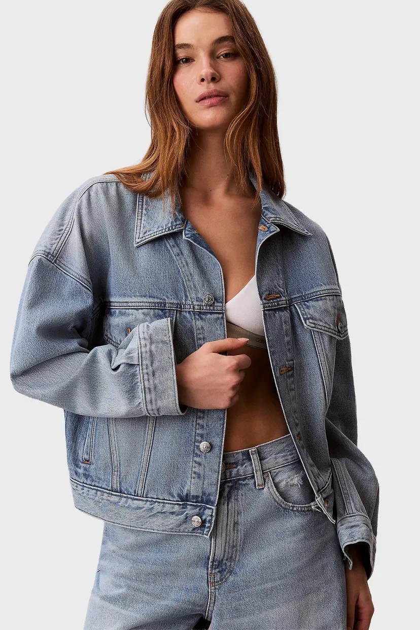 Куртка джинсовая RELAXED TRUCKER VINTAGE MOSS 5