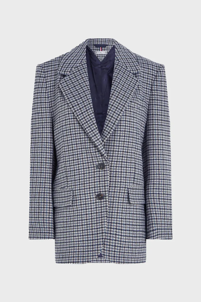 Пиджак OVERSIZED WOOL CHECK SB BLAZER 6