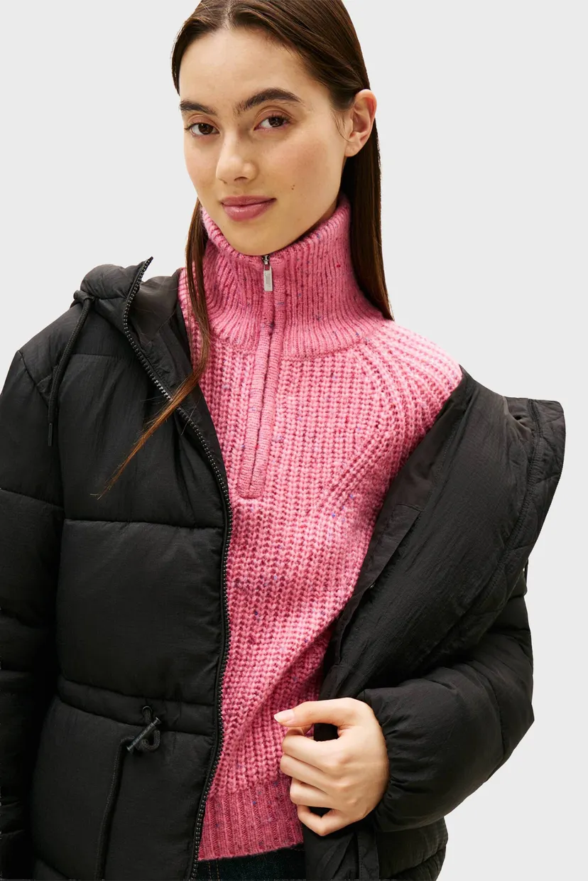 Куртка зимняя TJW HOODED MIDI PUFFER JACKET 4