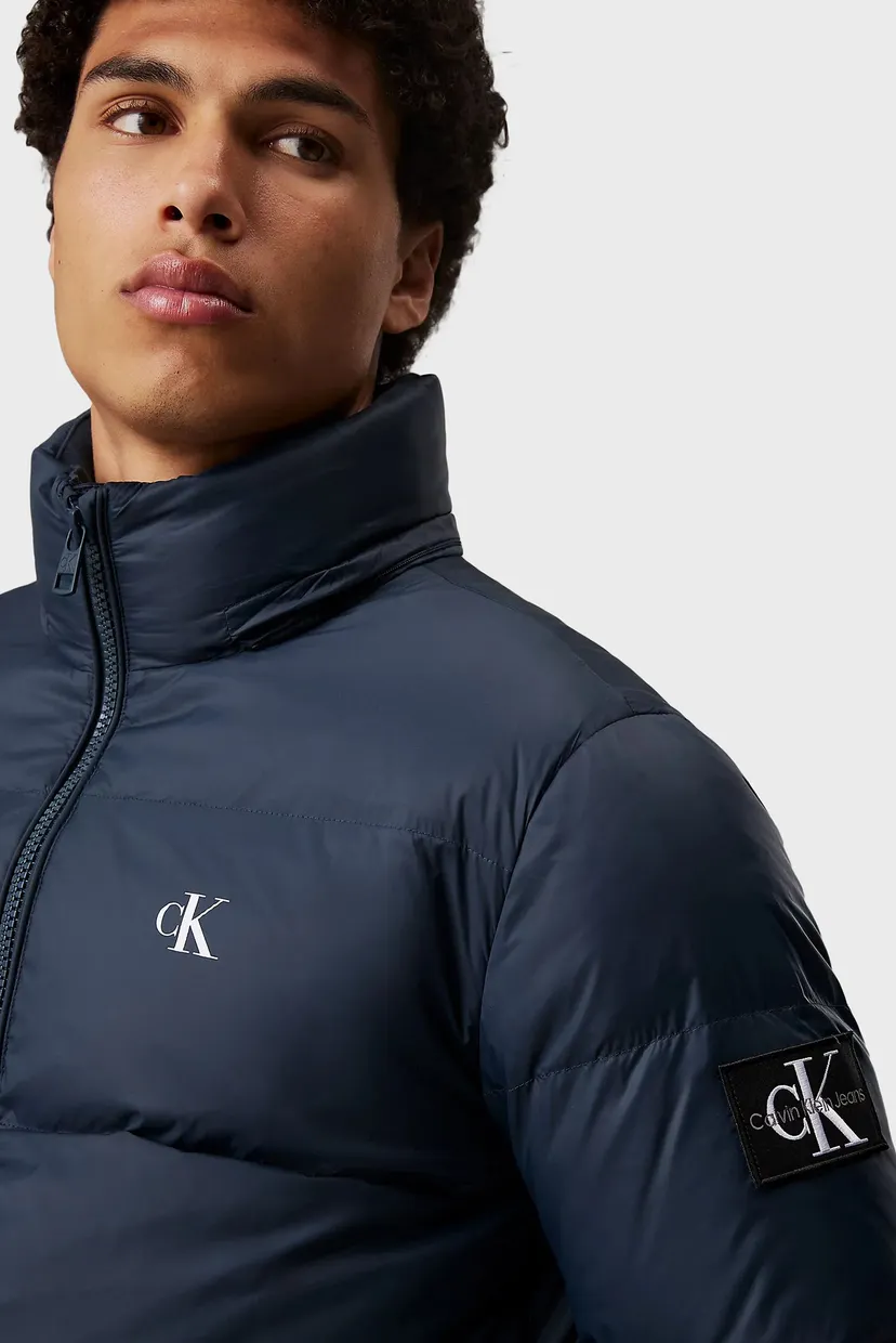 Мужской темно-синий пуховик ESSENTIALS DOWN JACKET 4