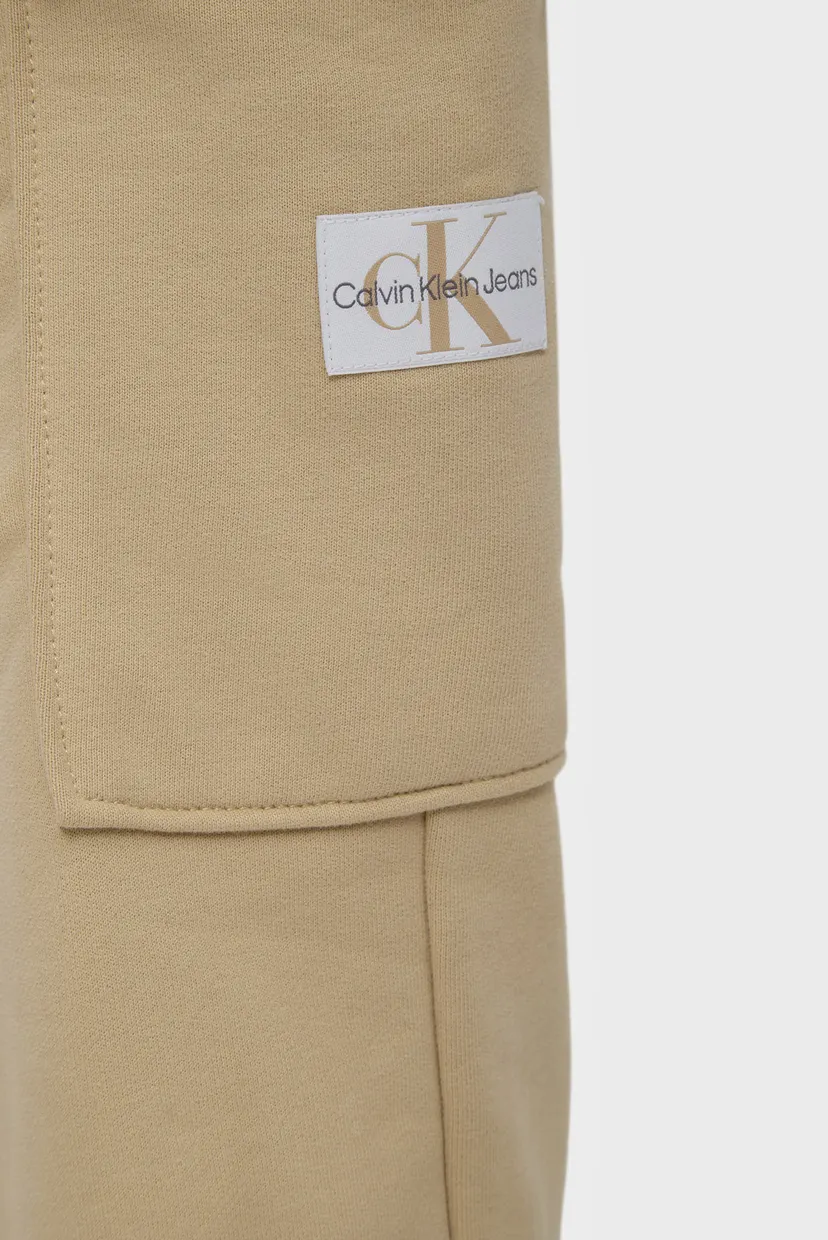 Женские бежевые спортивные брюки WOVEN LABEL UTILITY KNIT 3