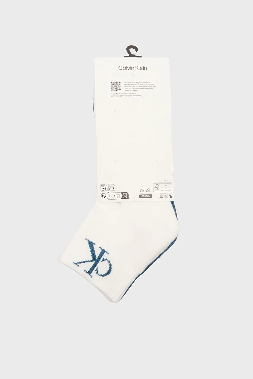 Носки CKJ MEN QUARTER 2P MONOGRAM 3