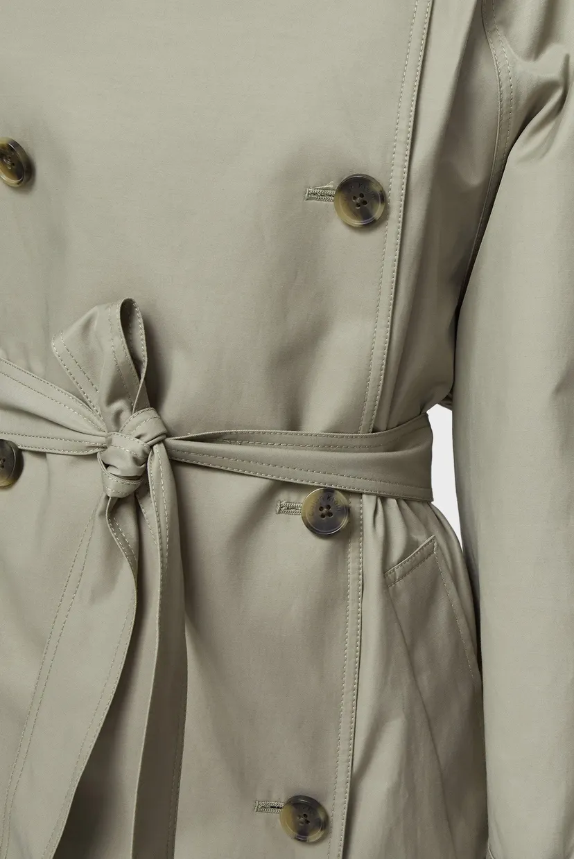 Женский бежевый тренч OVERSIZED TRENCH COAT 3