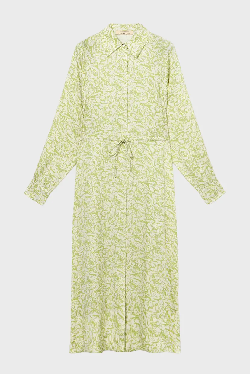 Платье WDA08T06 CAMO-DOG LS SHIRT-DRESS - PRINTED VISCOSE TWILL 5
