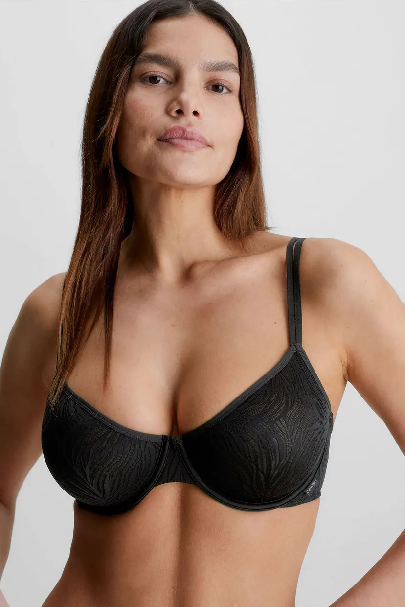 Женский черный бюстгальтер UNLINED DEMI 12