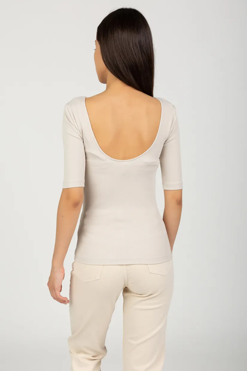 Лонгслив REVEAL RIB 1 2 SLEEVE JERSEY TOP 3