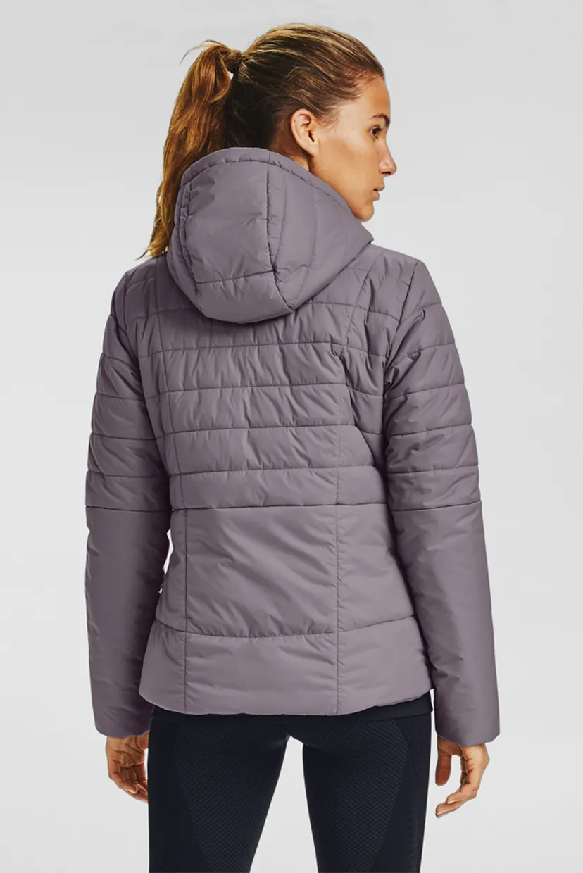 Женская сиреневая куртка UA Armour Insulated Hded Jkt 4