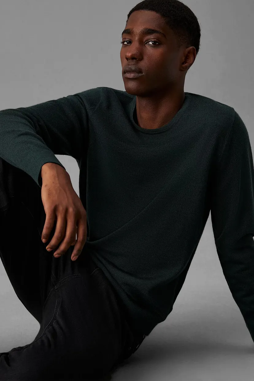 Свитер SUPERIOR WOOL CREW NECK SWEATER 4