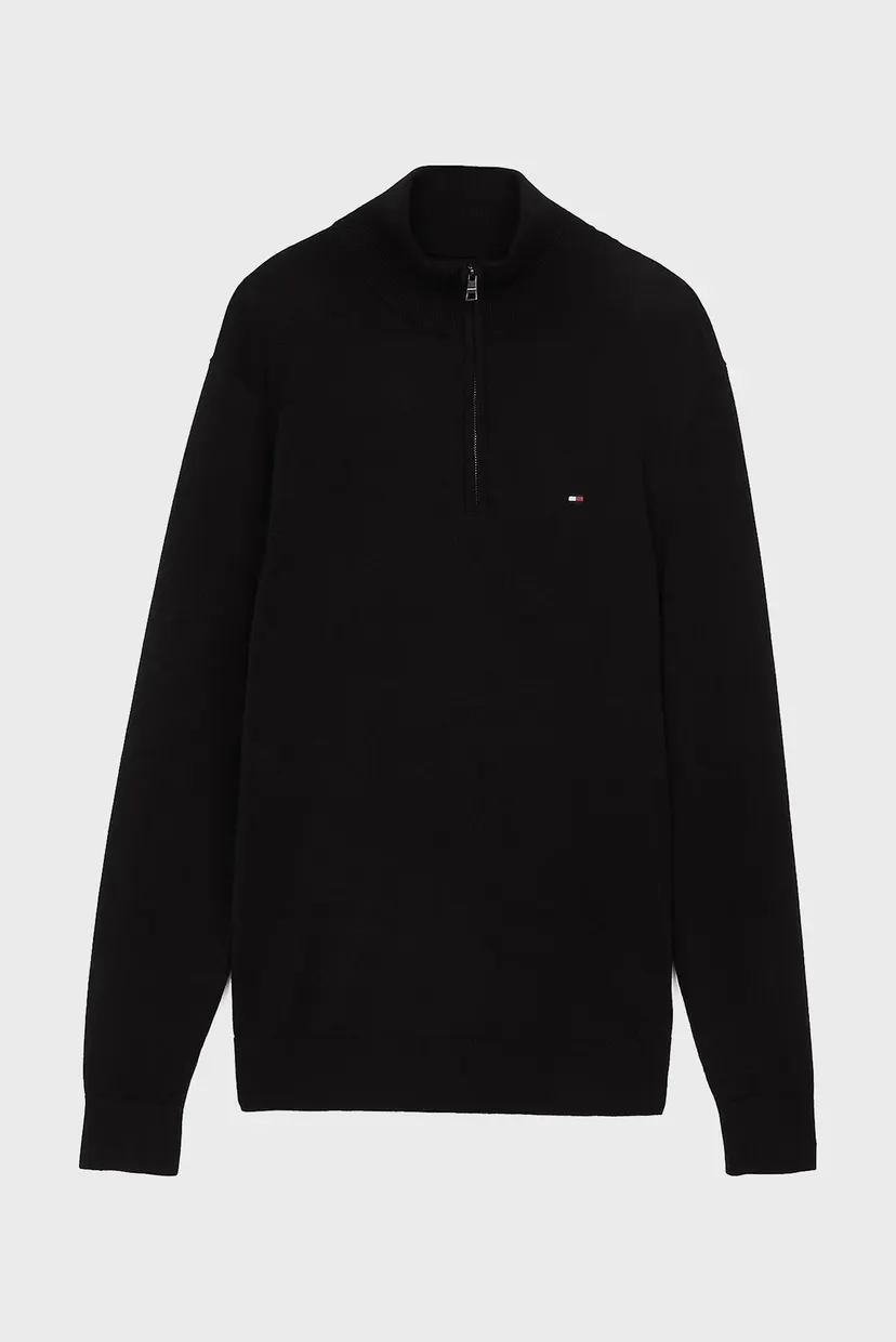 Свитер ESSENTIAL COTTON ZIP MOCK 5