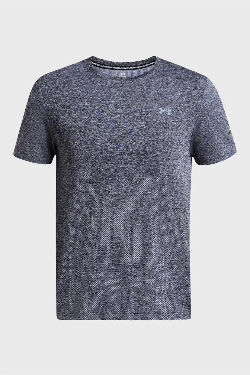 Мужская голубая футболка UA SEAMLESS STRIDE SS 4