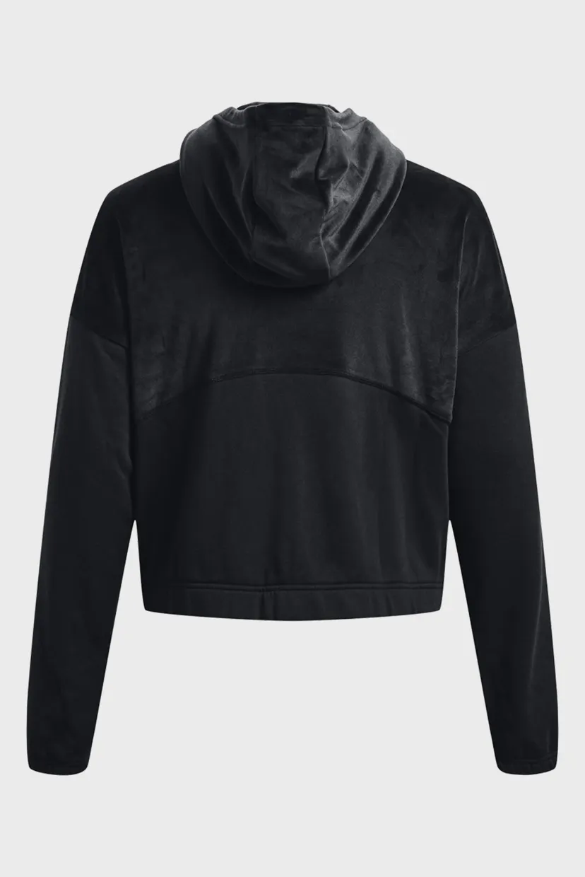 Женское черное худи UA Journey Fleece Hoodie 12