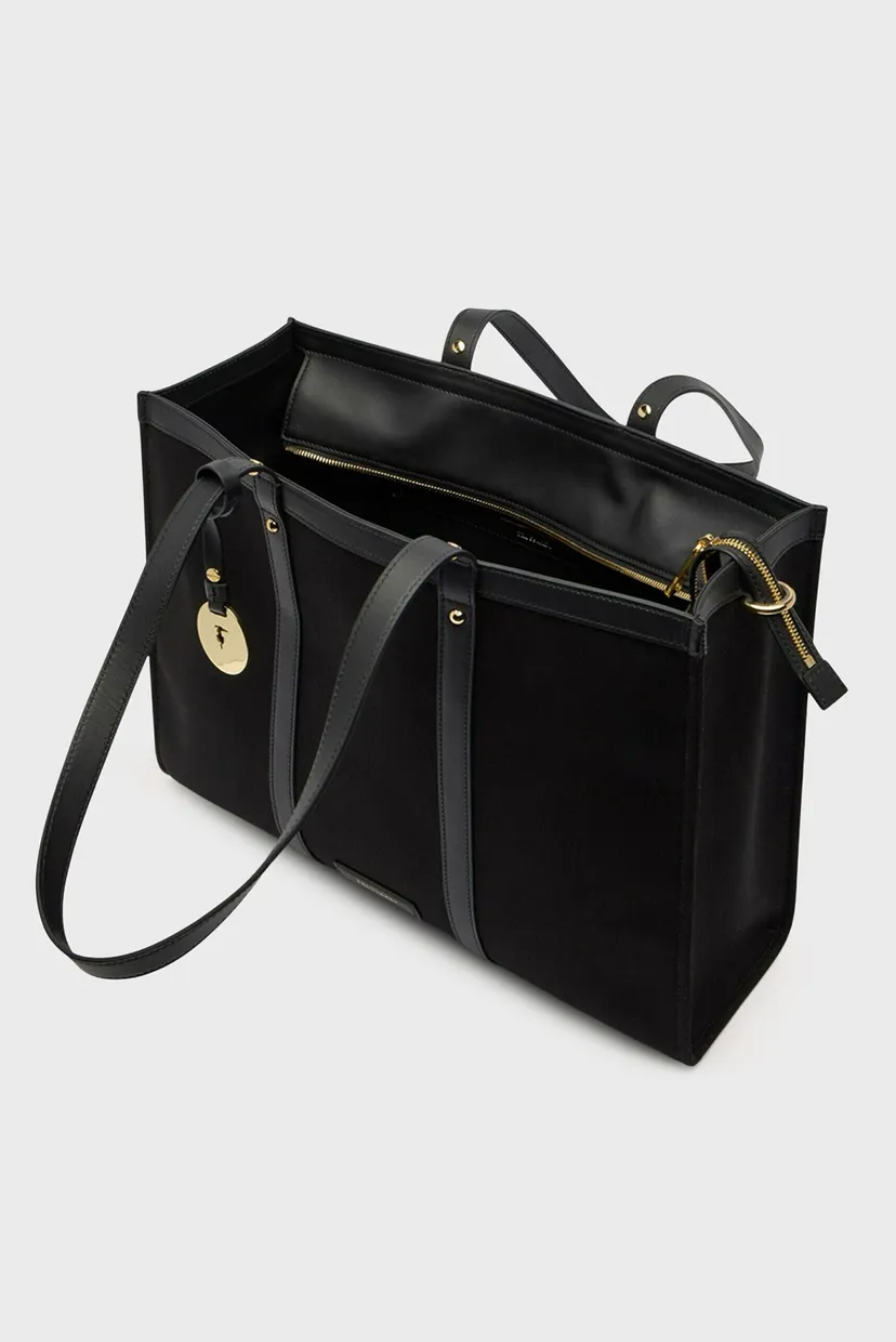 Сумка WBB10M02 ELBA TOTE LG - CANVAS+LEATHER 3