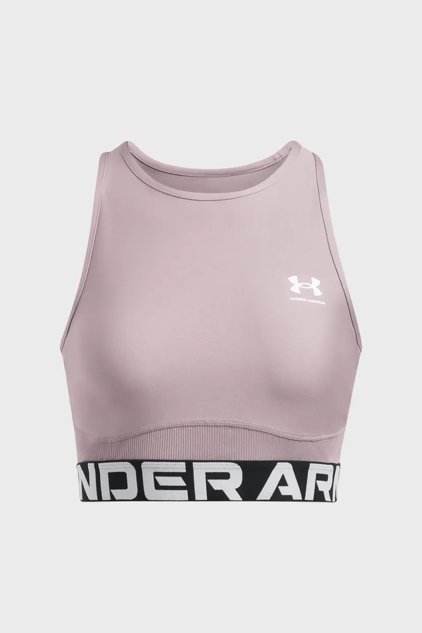 Женский пудровый топ HeatGear Rib Tank 3