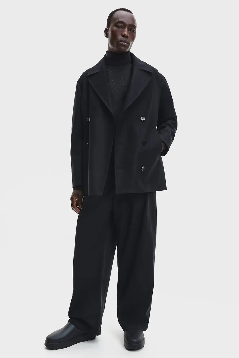 Пальто BONDED WOOL PEACOAT 7