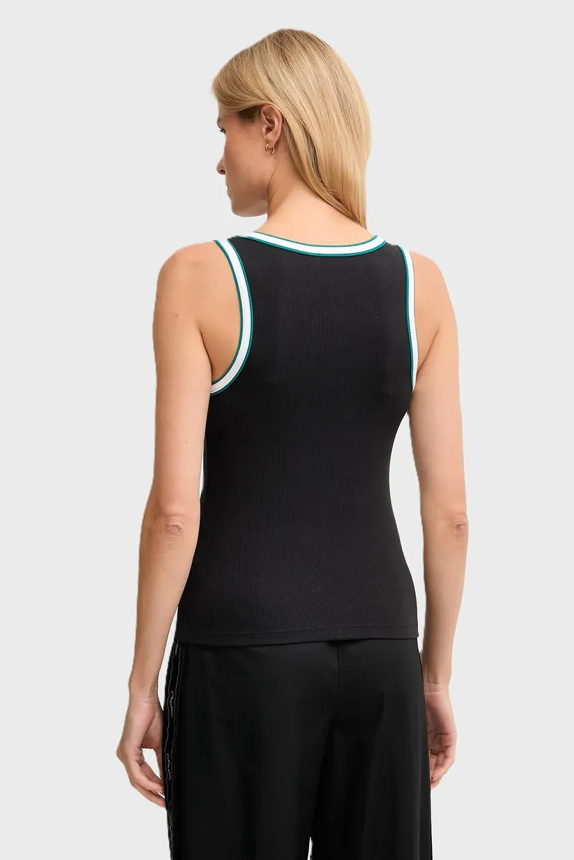 Топ COLOR BLOCK COTTON RIB CREW TANK 3