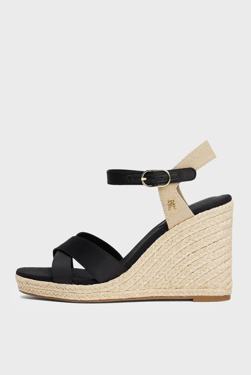 Босоножки SATIN HIGH WEDGE ESPADRILLE 4