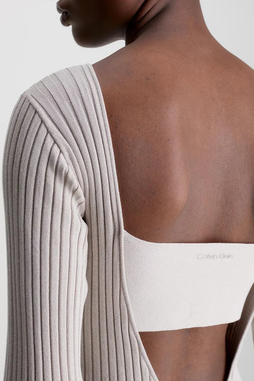 Платье ICONIC RIB OPEN BACK DRESS 4